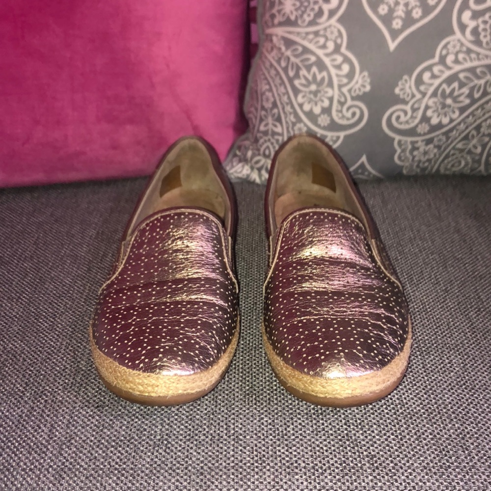 Bronze Slip-On Shoes